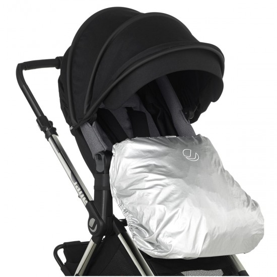 Jane Crosslight Pro Silver Shadow Micro Pro Pram Cold Black